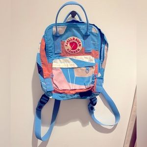 Trendy great condition Fjallraven mini multicolored backpack